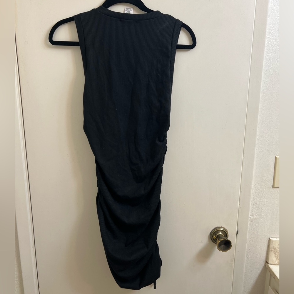 Imagenation RACER NECK RUCHED MINI DRESS - Picture 3 of 6